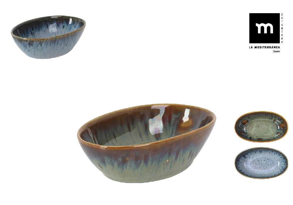 Set boluri LA MEDITERRANEA Itchy, 14x9x4 cm, Porțelan, 2 buc.