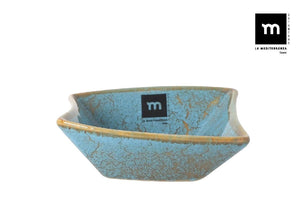 Bol LA MEDITERRANEA Albastru Scratch, 12x12x4 cm, Porțelan