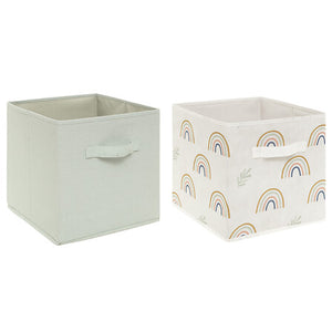 Set cutii de depozitare Atmosphera Rainbow, 2 buc.
