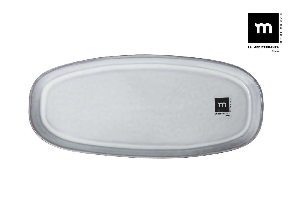 Platoul oval LA MEDITERRANEA Argila, Porțelan