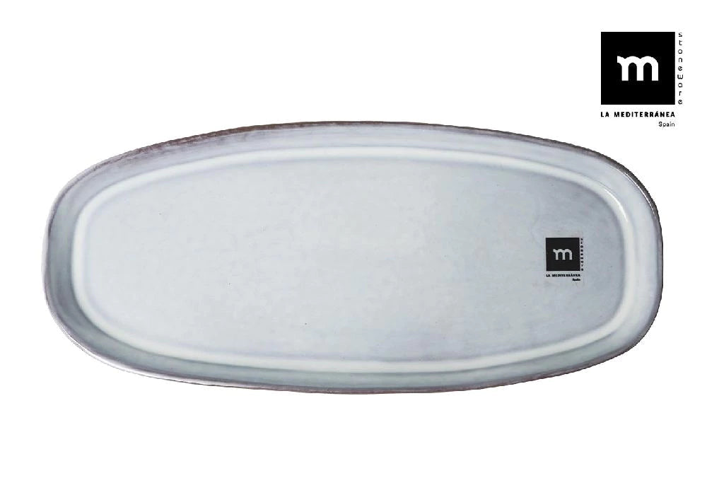Platoul oval LA MEDITERRANEA Argila, Porțelan