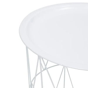 Masă laterală Atmosphera Kumi, Metal, Ø37 cm