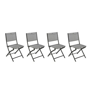 Modula pebble graphite folding chair