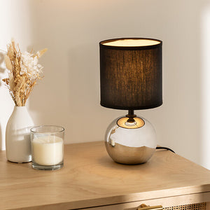 Lampă de noapte Atmosphere Timeo, 25 cm, ceramică