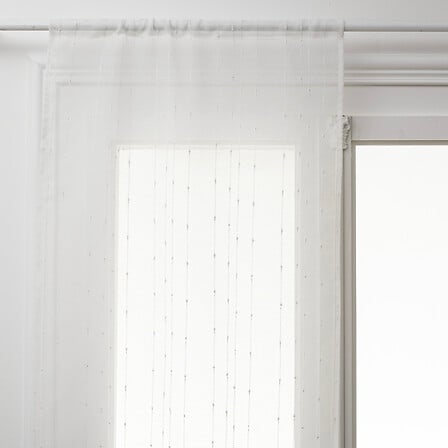 Set of 2 Anissa sheer curtains 60 x 120 cm white