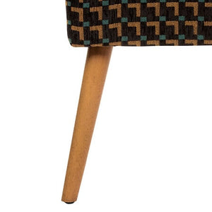 Scaun Atmosphera Chiara, Chenille, Negru