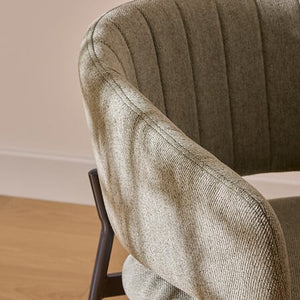 Scaun de masă Atmosphere cu cotiere Solea, Cord