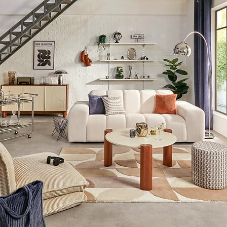 Canapea cu trei locuri Atmosphere Palma, 212x97x76 cm