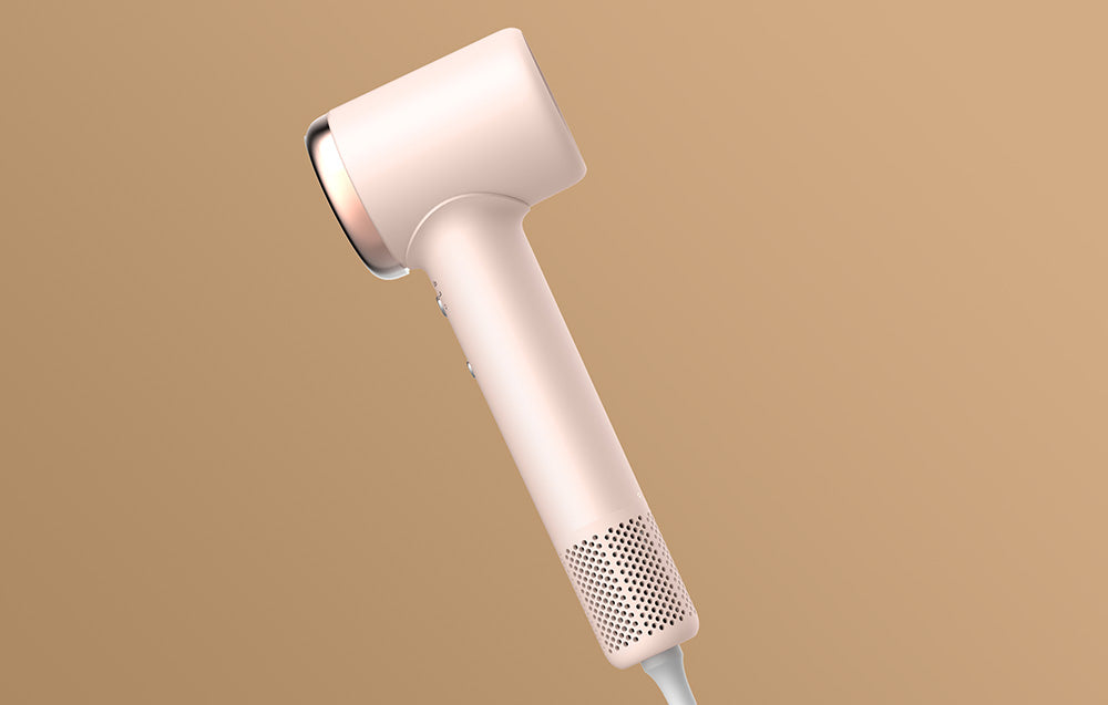 Uscător de păr Deerma DEM-CF50W, 1400W, Aer 70 m/s, Ioni negativi, 11 moduri, Roz