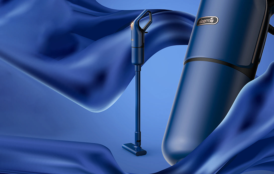 Aspirator Deerma DX1000W, 16.000 Pa, 600W, filtrare în 3 etape, cablu de 5 m, albastru