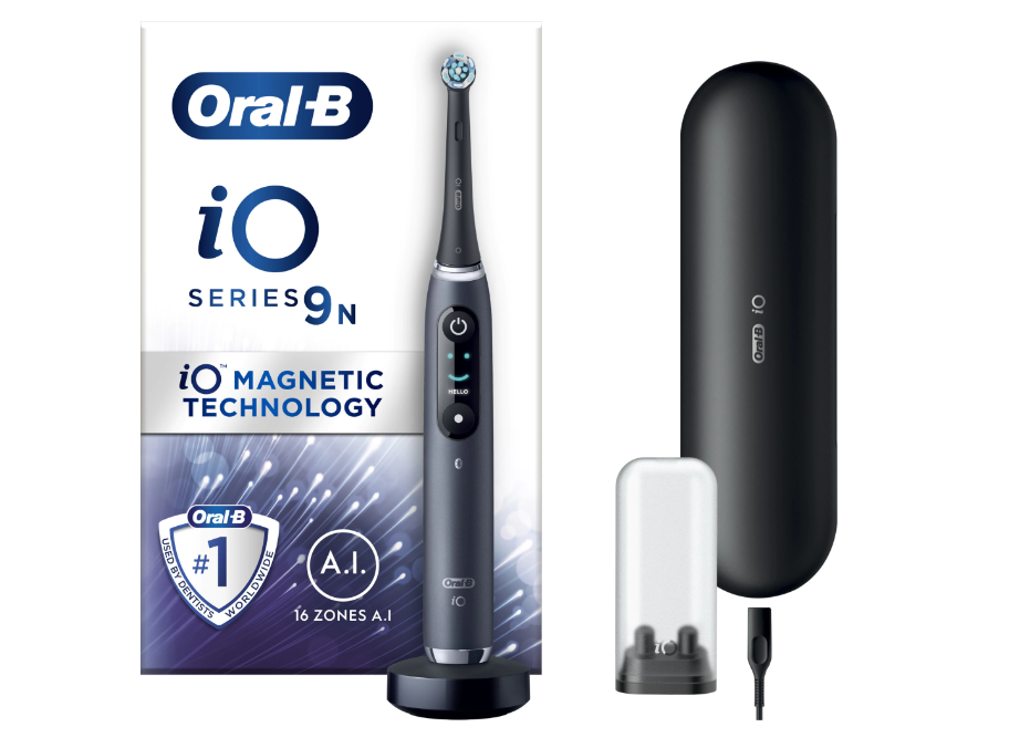 Periuță de dinți electrică Oral-B i9, cu inteligență artificială, neagră