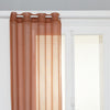Moly sheer curtains 135 x 240 cm terracotta