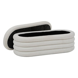 Bancă de depozitare Atmosphera Giulia, Boucle, Alb