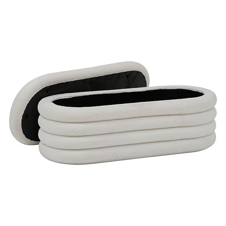 Bancă de depozitare Atmosphera Giulia, Boucle, Alb