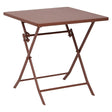 Greensboro folding square table 2 seats mahogany