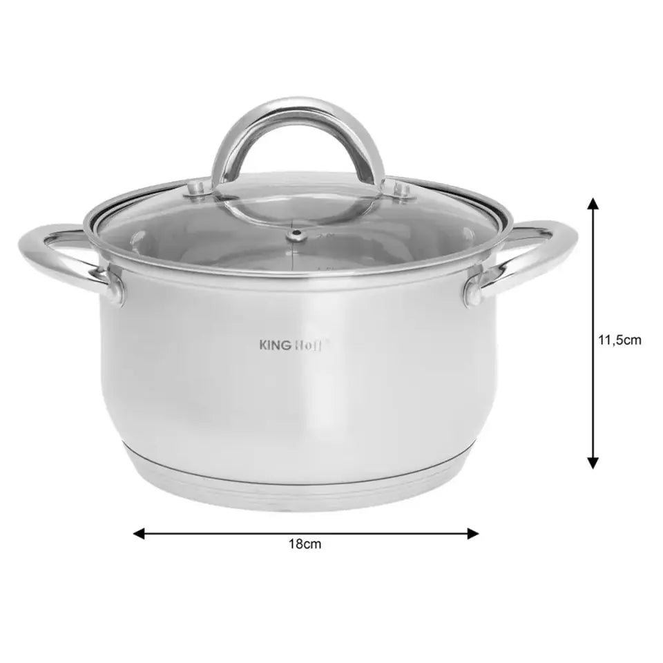 Set de oale KingHoff 4448, inox, 8 piese