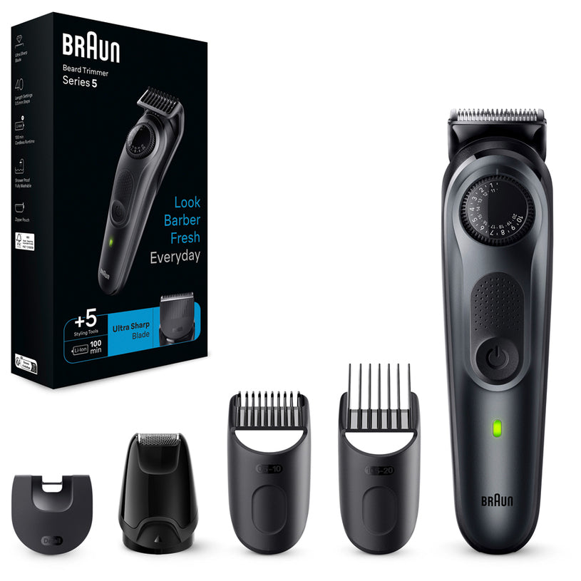 Aparat de tuns facial Braun Series 5 BT5420 Wet &amp; Dry, autonomie de 60 de minute