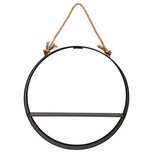 Raft de perete Atmosphere Irena, Metal, Ø55 cm