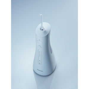 Jet de apă dentar Panasonic EW1511W503, tehnologie cu ultrasunete, 5 programe, alb/argintiu