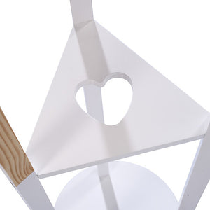 Cuier pentru haine pentru copii Atmosphera, Lemn, Alb, 135 cm