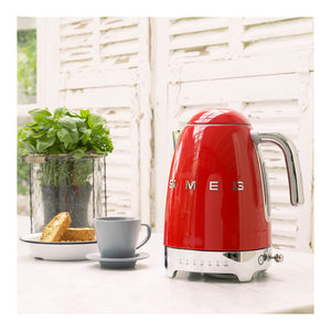 Fierbător electric Smeg KLF04RDEU, 2400W, 1,7 l, Roșu