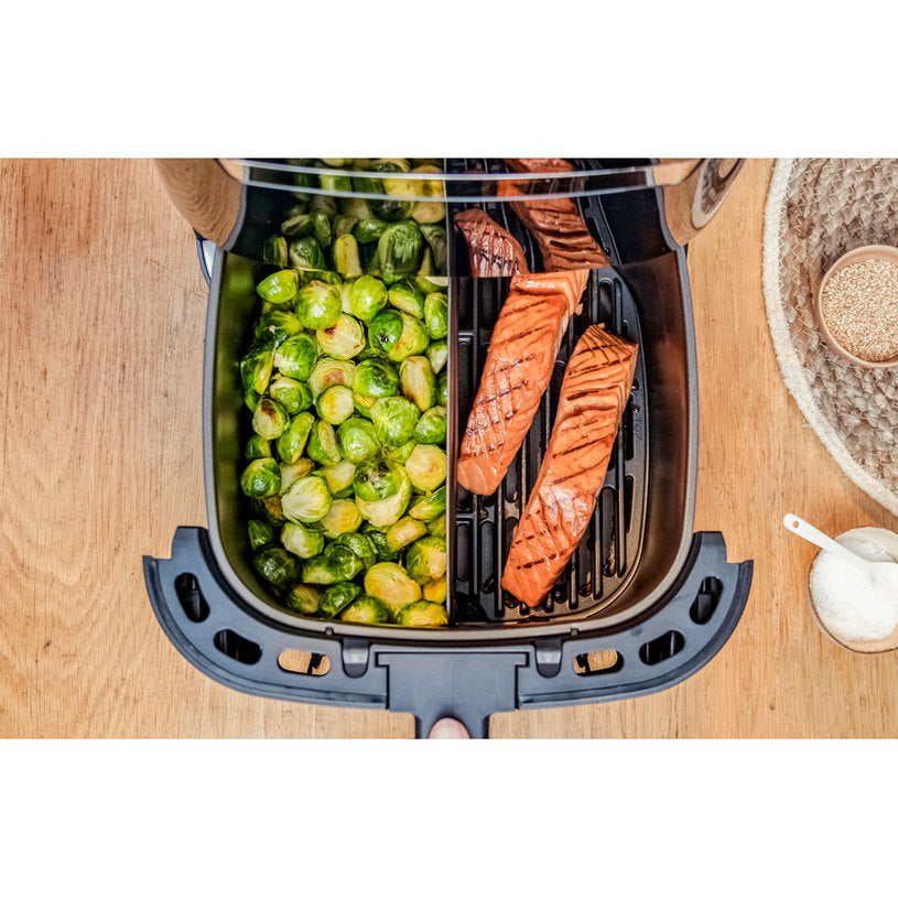 Aparat de gătit cu aer cald Tefal Easy Fry XXL Flexcook EY801D15, 6,5 L, 1400 W, Negru/Argintiu