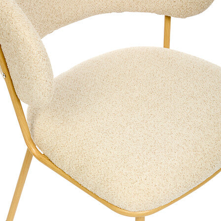 Трапезен стол atmosphera Alba, Шенил,