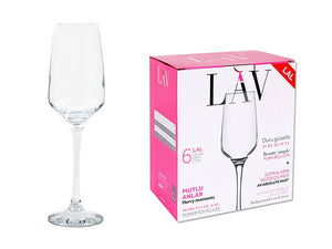Set pahare șampanie LAV Lal, 230 ml, 6 buc.