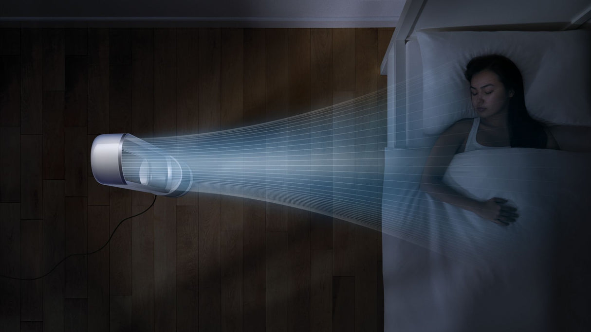 Purificator de aer Dyson TP00 42815701, Multiplicator de aer, 10 niveluri de viteză, Filtru HEPA H13, Telecomandă, Alb/Argintiu