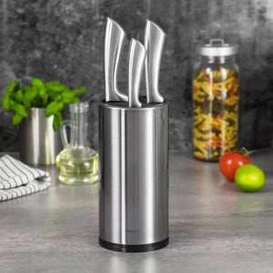 Suport rotund pentru cuțite KingHoff 1654, inox