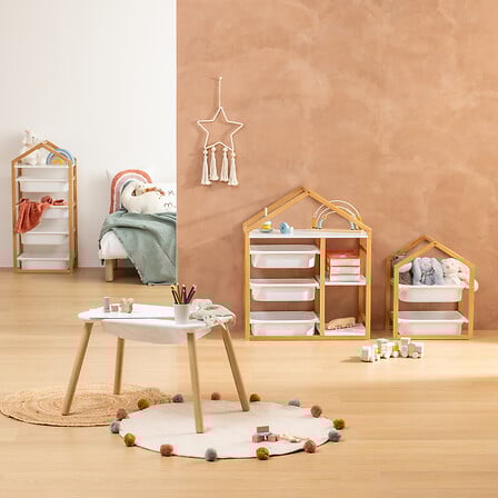 Raft de depozitare pentru copii Atmosphera Bako, 68x30x82 cm, MDF