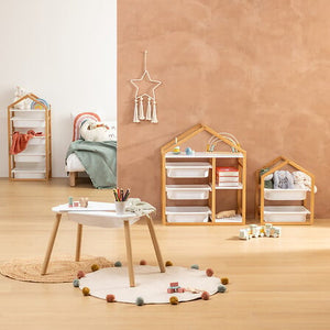 Raft de depozitare pentru copii Atmosphera Bako, 68x30x82 cm, MDF