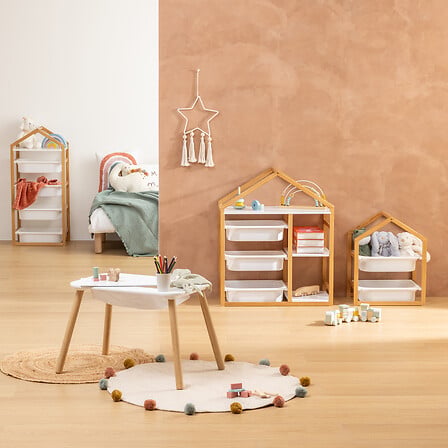 Raft de depozitare pentru copii Atmosphera Bako, 68x30x82 cm, MDF