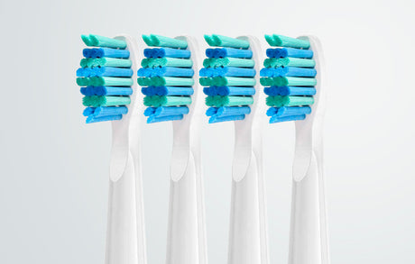 Set de 4 capete de schimb pentru periuța de dinți electrică Fairywill 507/508/551, albă