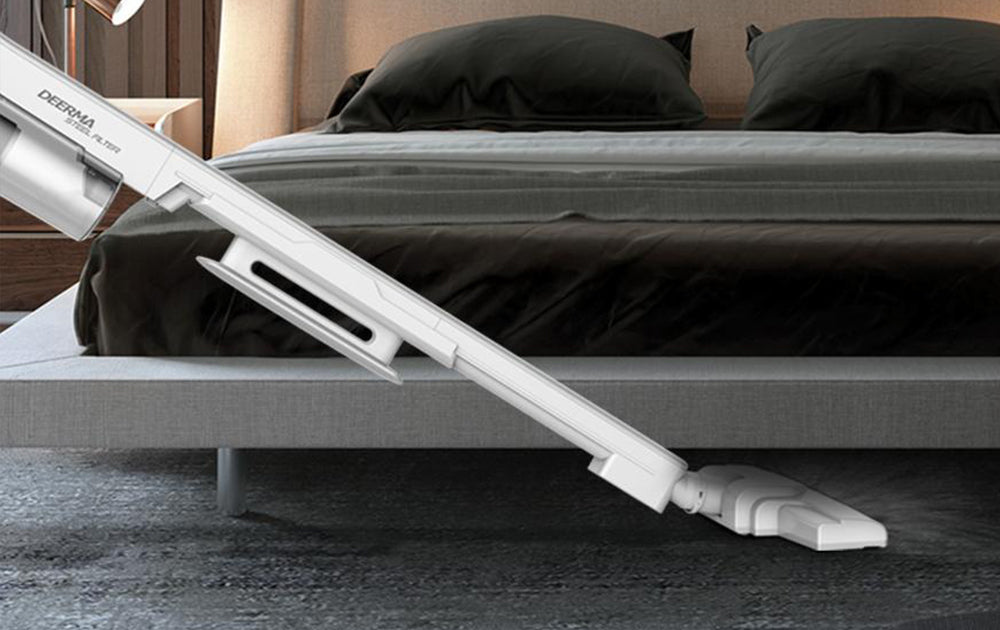 Aspirator vertical Deerma DX700 2 în 1, 75dB, Capacitate 0,8 l, Putere 600W, Alb