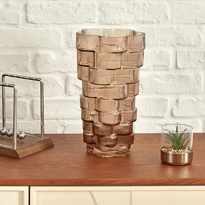 Vază Atmosphera Sky, Sticlă, Asortate, 30 cm