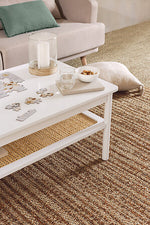 Masă de cafea Atmosphera Cabras, 110x60 cm, Ratan, Hevea