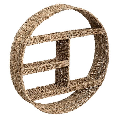 Raft de perete Atmosphere Aria, iarbă de mare, Ø58 cm