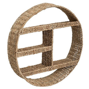 Raft de perete Atmosphere Aria, iarbă de mare, Ø58 cm