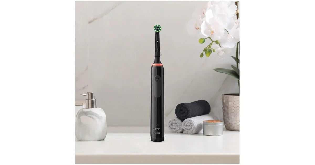 Set de periuțe de dinți electrice Oral-B, Pro 3 3500 Design, Negru