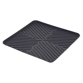 Постелка за сушене на съдове 5five Neo, TPE, 30x30 cm, Сива