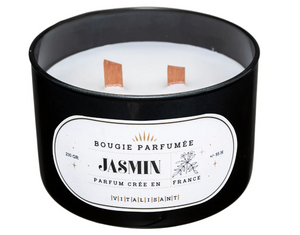 Lumânare parfumată Atmosphera Snow, Sticlă, 470 g