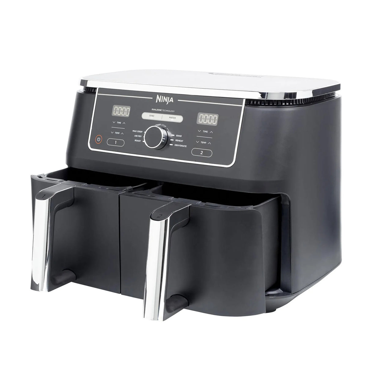 Friteuză cu aer cald Ninja AF400EU, 2470W, 9,5 L, 6 programe, neagră