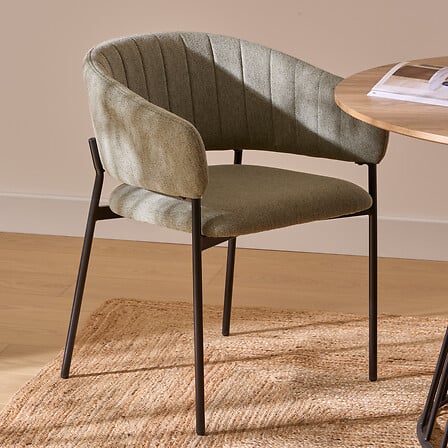 Scaun de masă Atmosphere cu cotiere Solea, Cord