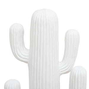 Декоративен кактус atmosphera Rodrigo за екстериор, Бял, 58 cm