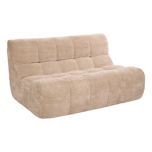 Canapea Atmosphera Miroa cu două locuri, modul comprimat, culoare Chenille, bej