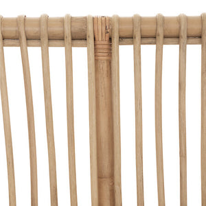 Canapea Atmosphera Neta cu două locuri, Rattan, Alb, 110x68x77 cm