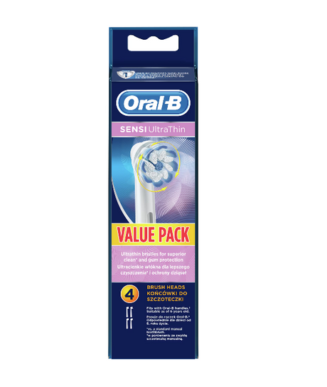 Cap de periuță de dinți electrică Oral-B Sensi UltraThin, 4 buc.