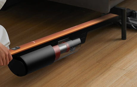 Aspirator vertical Deerma VC31, 180W, 15 kPa, recipient de praf 600 ml, auriu