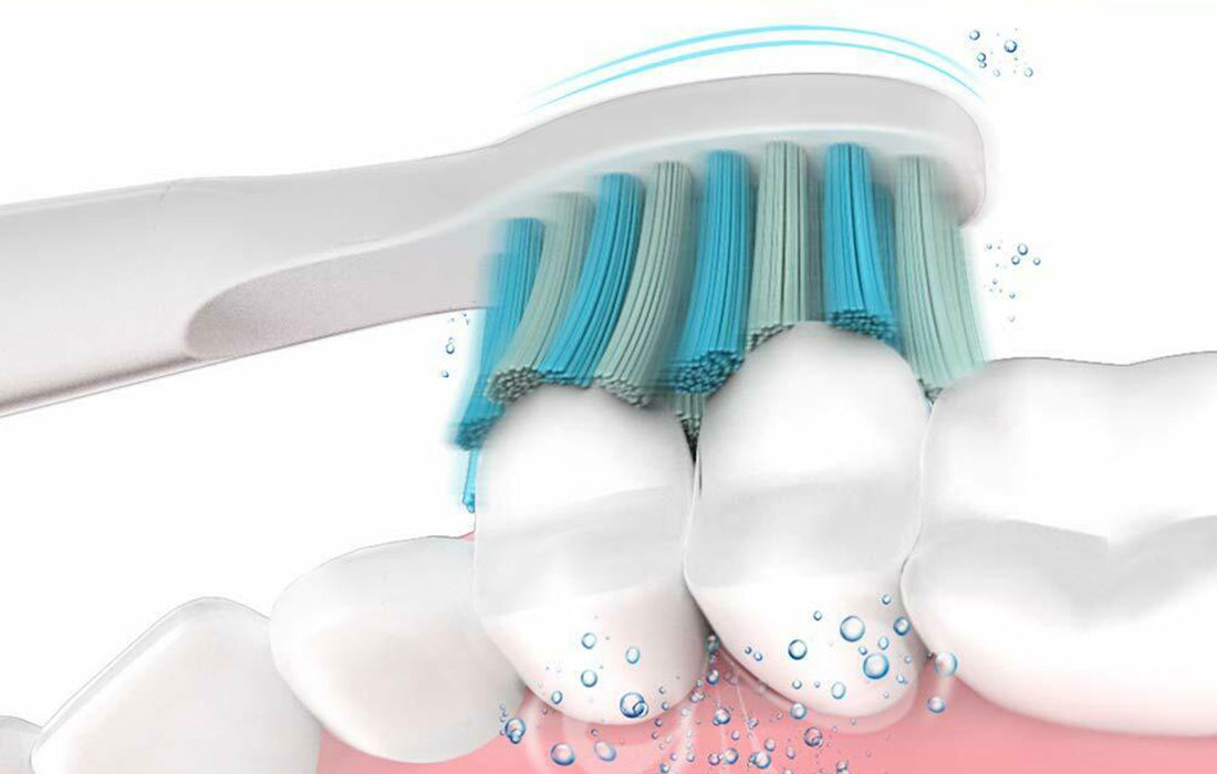 Periuță de dinți electrică Fairywill FW-508 Set de accesorii sonice, Alb